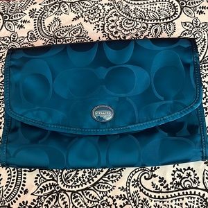 Coach Royal Blue Makeup Travel Case!